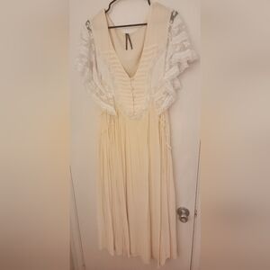 Anthropologie Yello Maxi Dress